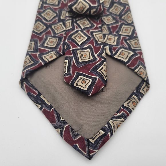 Talbott Studio Men's Geometric Pattern Silk Tie OS - Picture 5 of 6